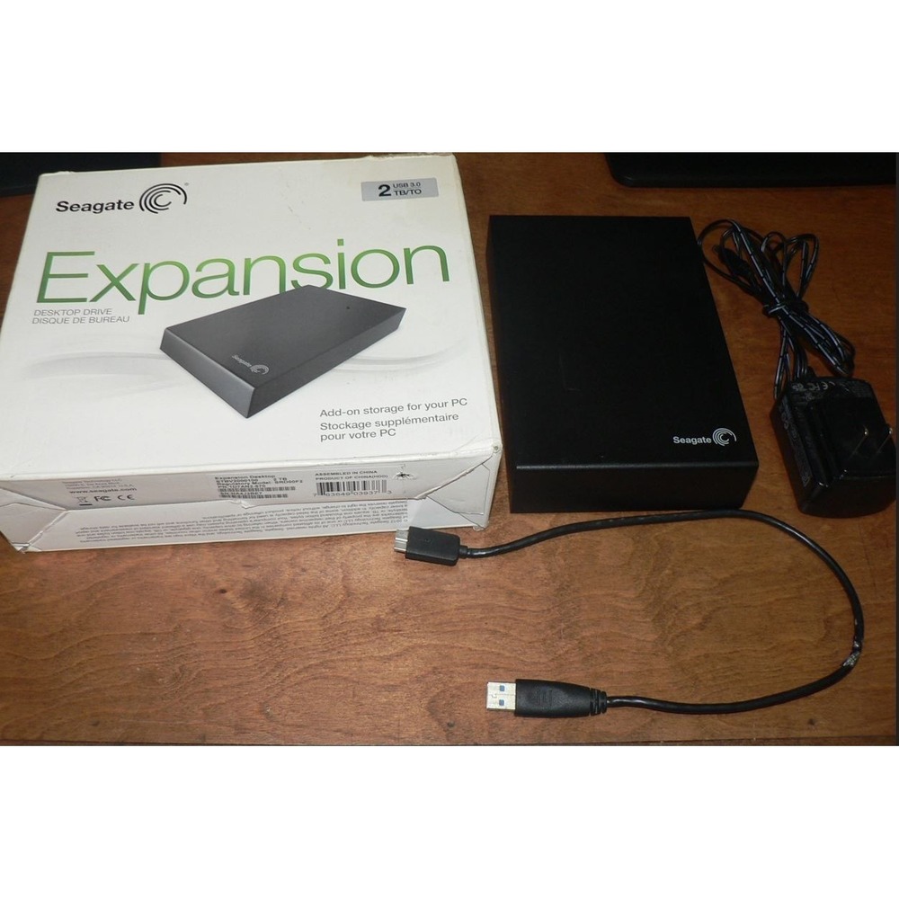 Seagate Expansion 2TB,External,5400RPM (STBV2000100) Desktop